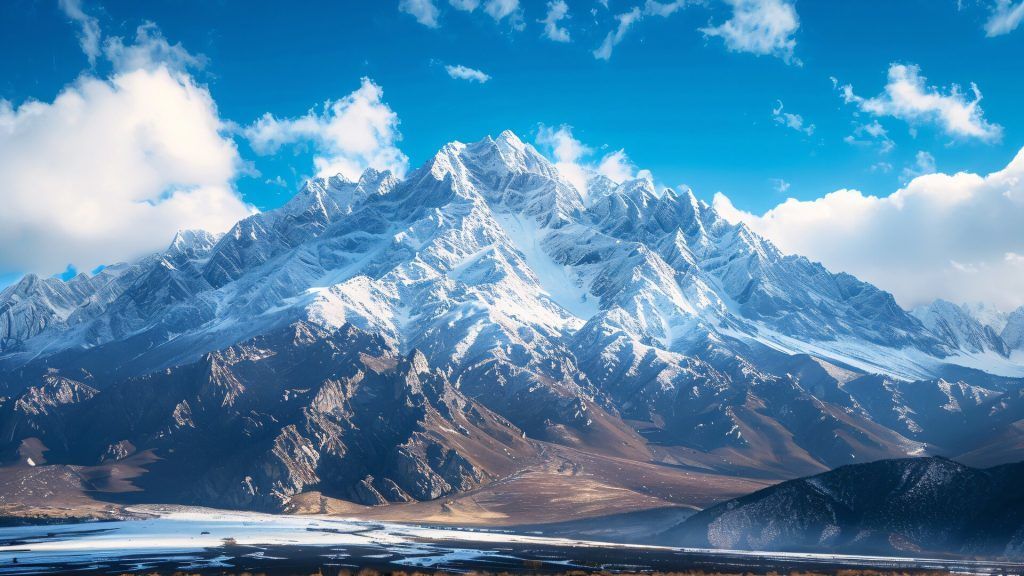 Meili Snow Mountain in Yunnan China - majestic Himalayan peaks at sunrise